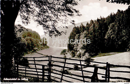 Holzmindetal im Solling - old postcard - Germany - unused - JH Postcards