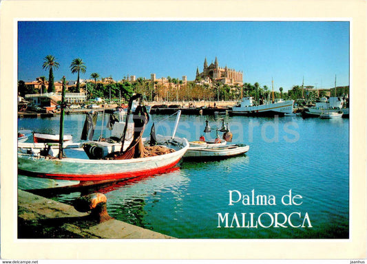 Palma de Mallorca - Port de Palma - boat - ship - 4001 - Spain - used - JH Postcards