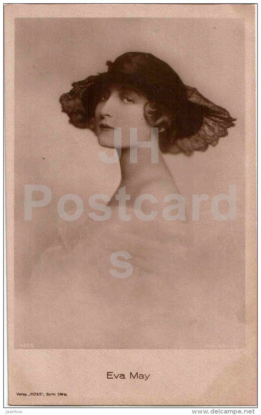 movie actress Eva May - Verlag Ross - film - 432/5 - Germany - unused - JH Postcards