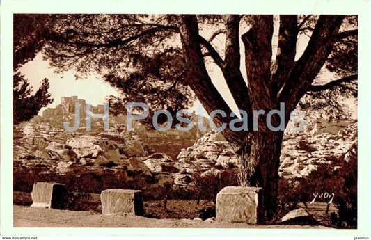 Paysages et Pierres de Provence - Vue d'ensemble des Baux - La Douce France - 14 - old postcard - France - unused - JH Postcards