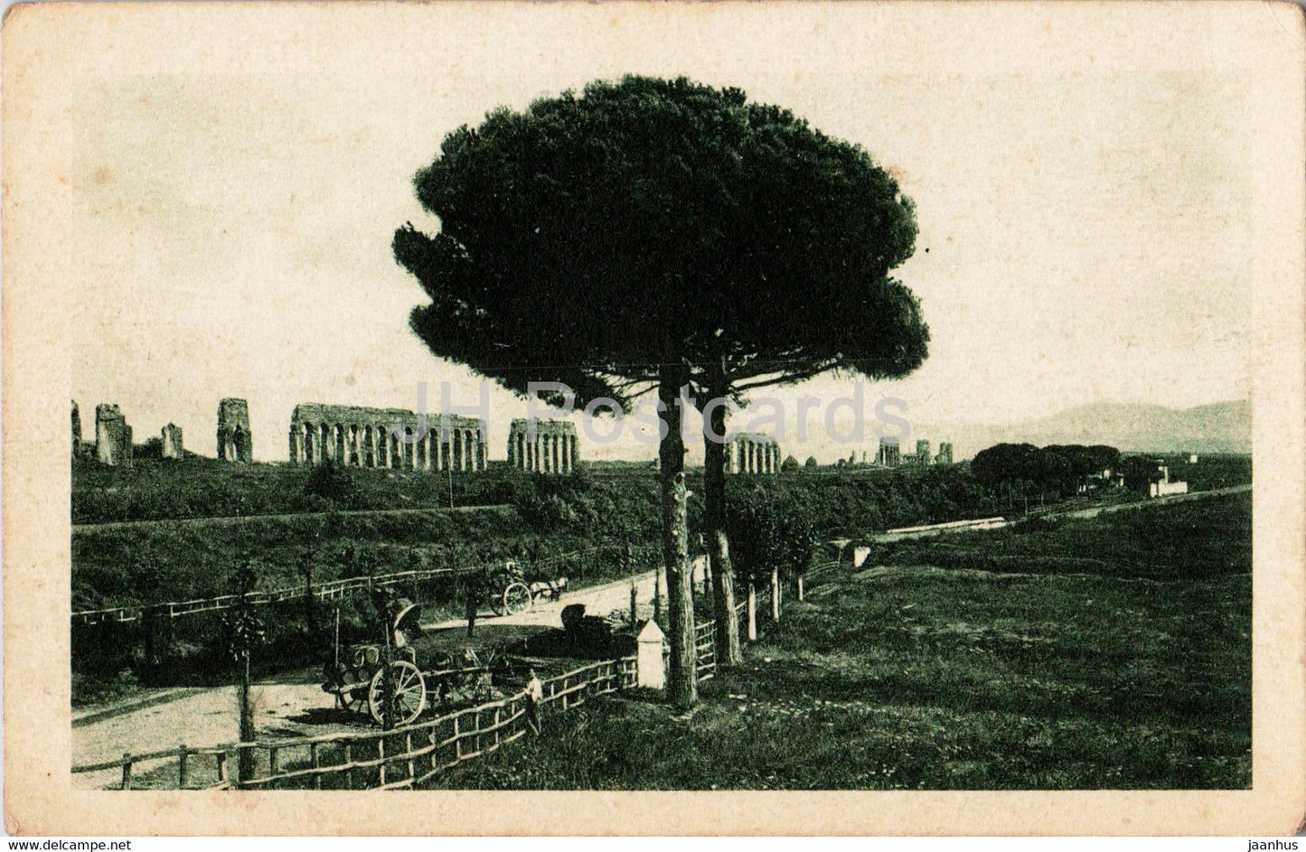 Roma - Rome - Acquedutto di Claudio - old postcard - Italy - unused - JH Postcards