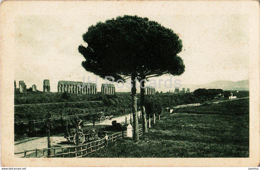 Roma - Rome - Acquedutto di Claudio - old postcard - Italy - unused - JH Postcards