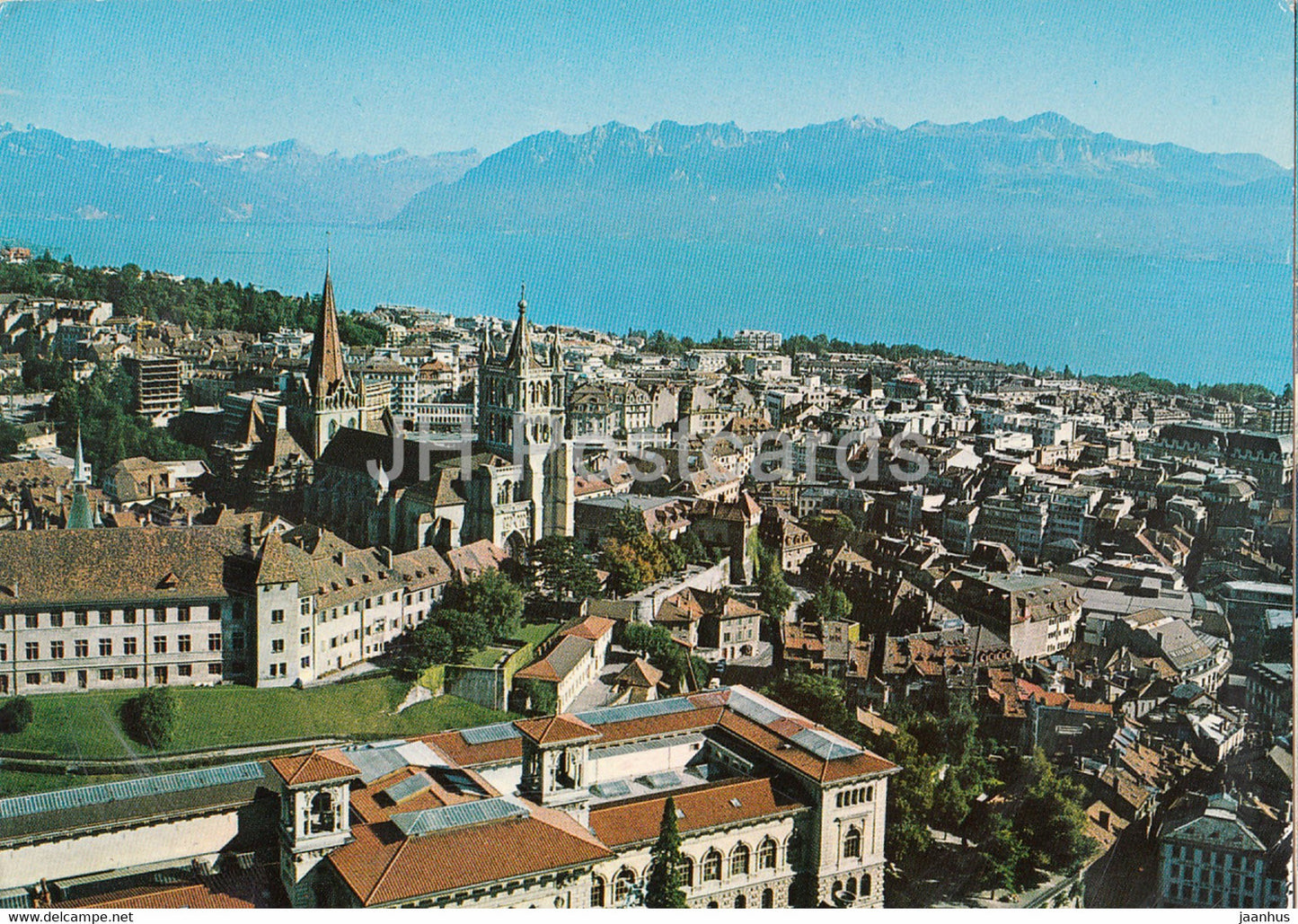 Lumieres et couleurs sur le Lac Leman - Lausanne et les Alpes - 13441 - Switzerland - used - JH Postcards