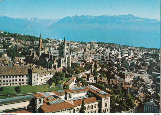 Lumieres et couleurs sur le Lac Leman - Lausanne et les Alpes - 13441 - Switzerland - used - JH Postcards
