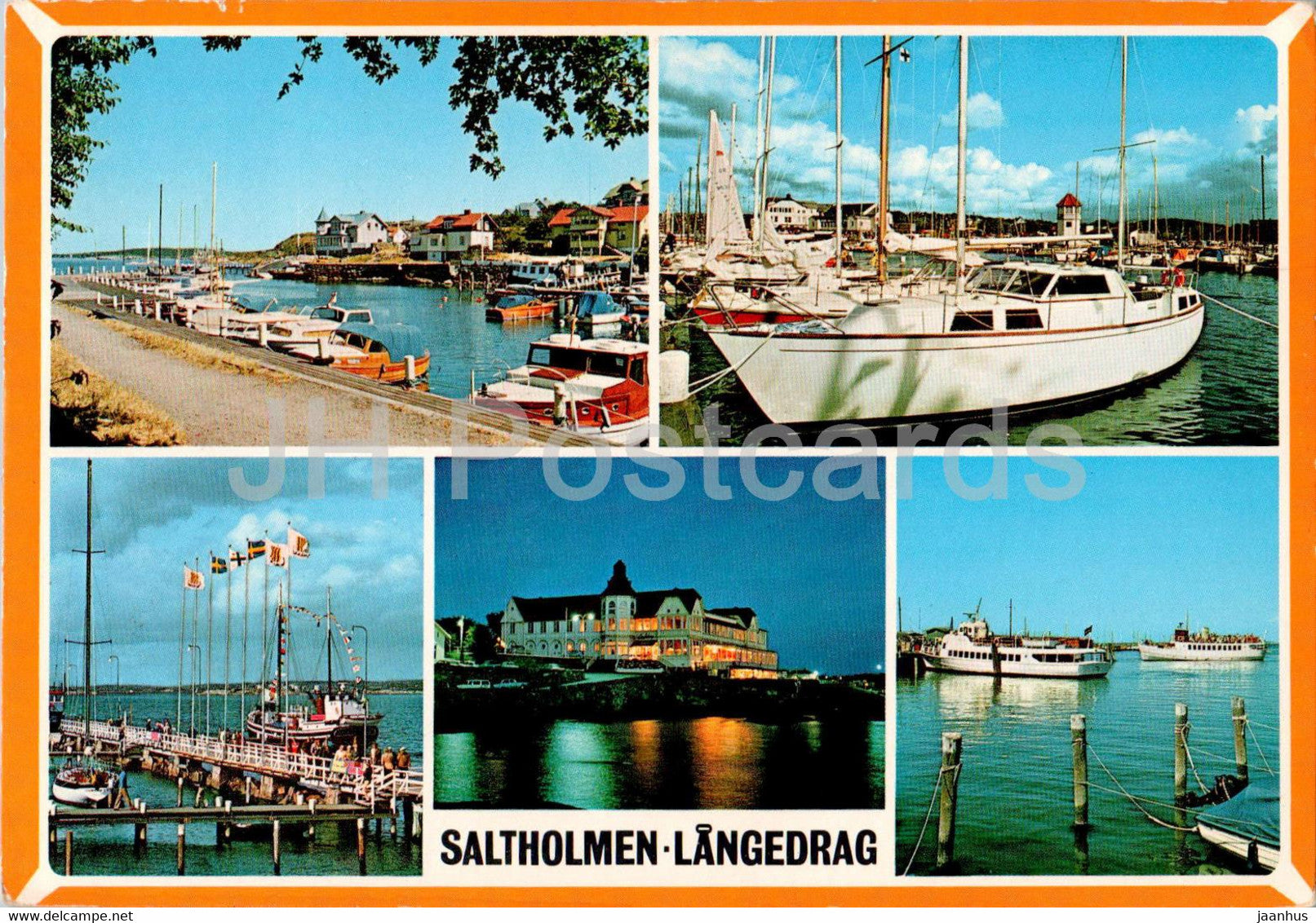 Saltholmen - Langedrag - multiview - 2/135 - 1977 - Sweden - used - JH Postcards