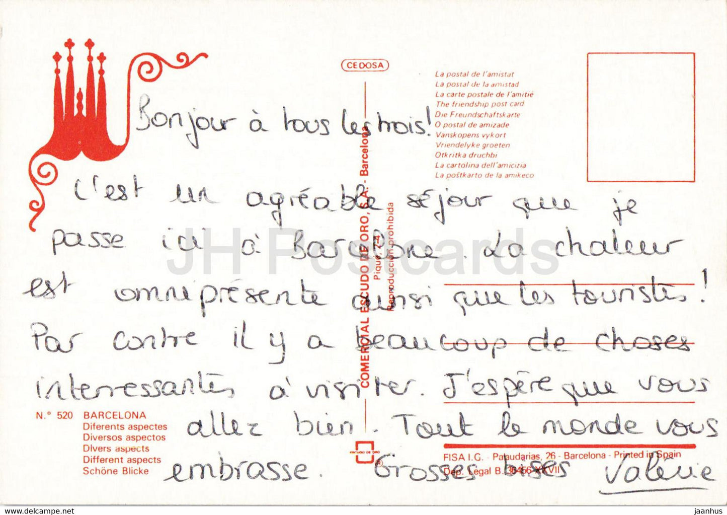 Barcelona – Verschiedene Aspekte – Multiview – 520 – Spanien – gebraucht