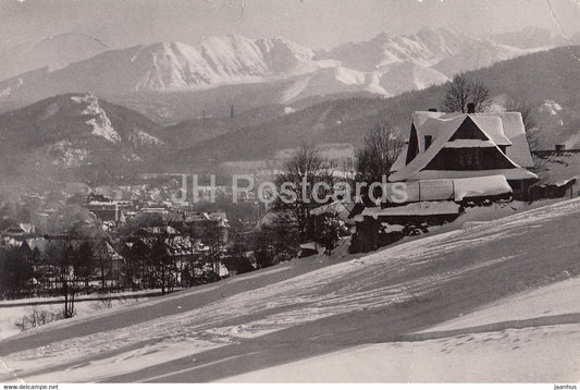 Tatry - view from the slope of Gubalowka - Poland - used - JH Postcards