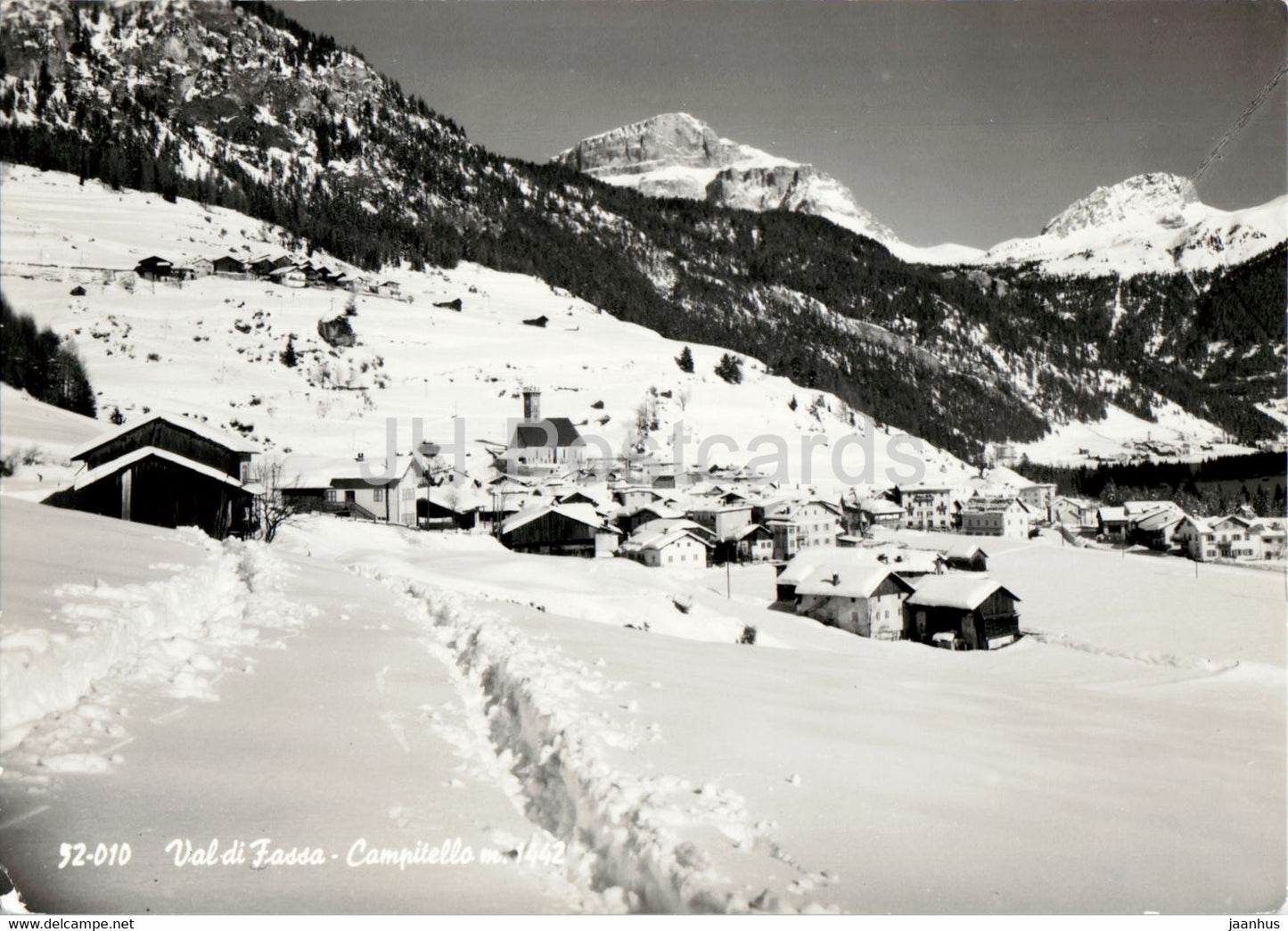 Val di Fassa - Campitello 1442 m - 1967 - Italy - used - JH Postcards