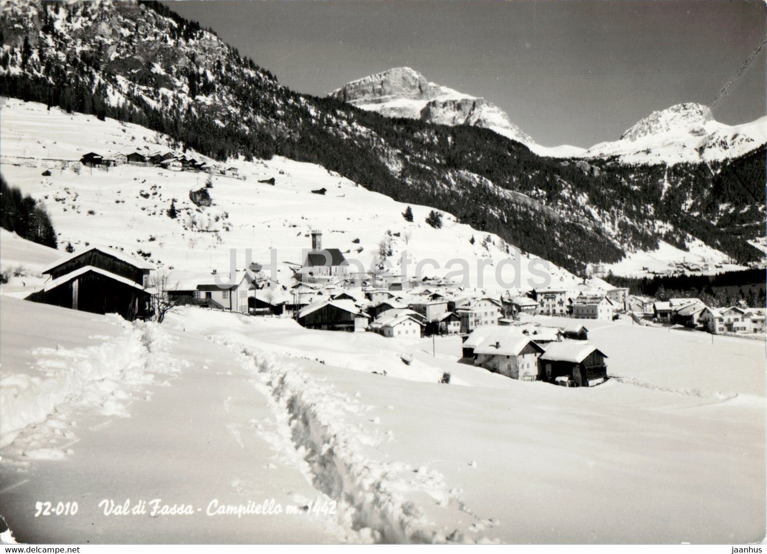 Val di Fassa - Campitello 1442 m - 1967 - Italy - used - JH Postcards