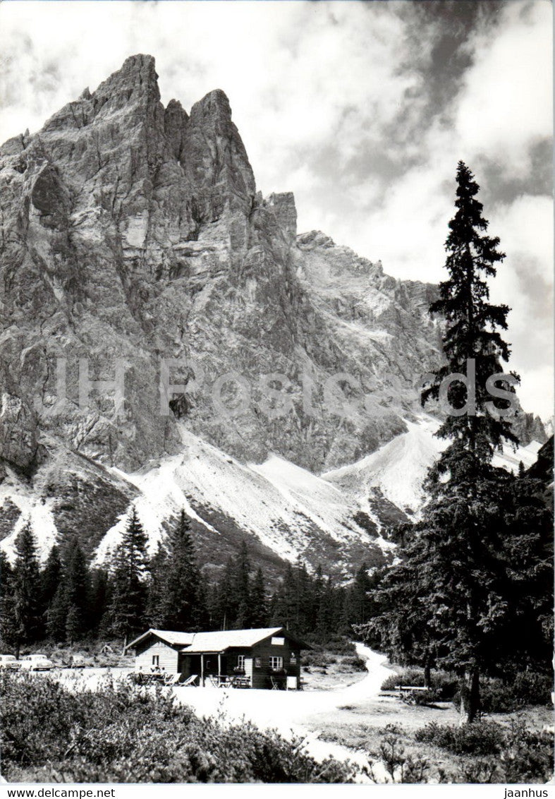 Dolomiti - Sesto - Sexten - Capanna Turistica - Fondo Val Fiscalina - Fischleinboden - 62 old postcard - Italy - unused - JH Postcards