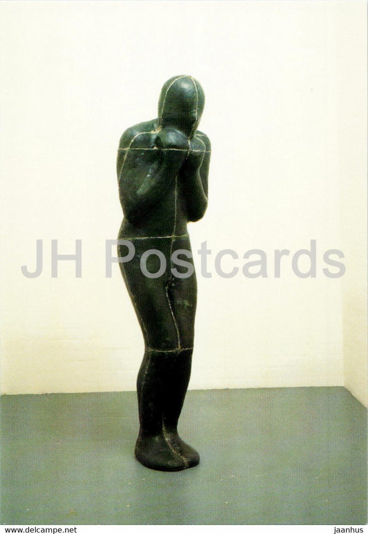 sculpture by Antony Gormley - Vent - Louisiana Museum of Modern Art - English art - Denmark - unused - JH Postcards