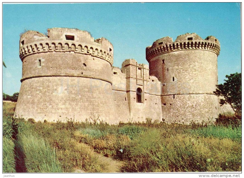 Il Castello Tramontana - castle - Matera - Basilicata - 75100 - Italia - Italy - unused - JH Postcards