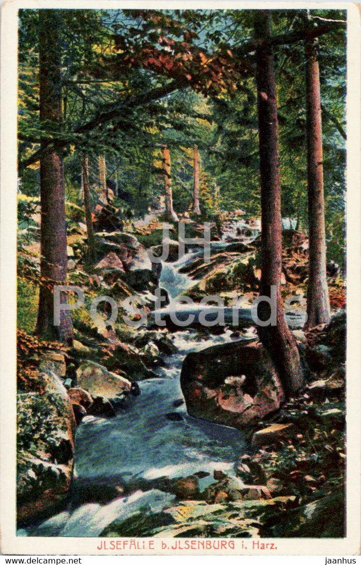 Ilsefalle b Ilsenburg i Harz - old postcard - Germany - unused - JH Postcards