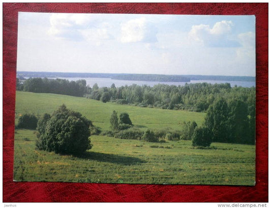 summer landscape - nature - 1985 - Russia - USSR - unused - JH Postcards