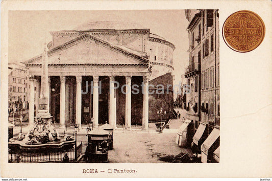 Roma - Rome - Il Panteon - old postcard - Italy - unused - JH Postcards