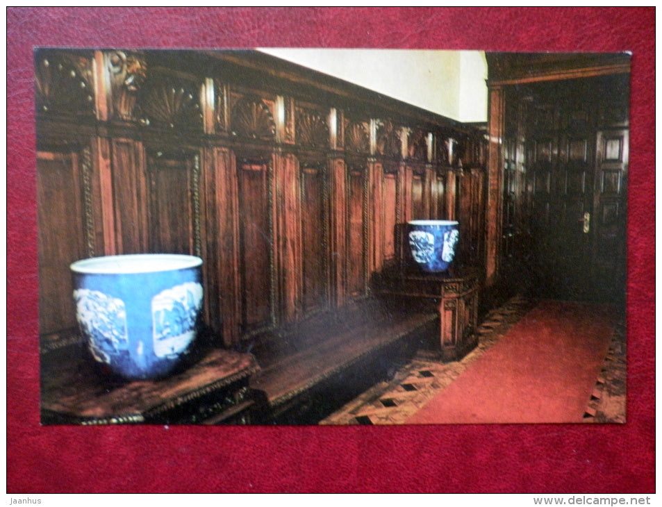 Grand Livadia Palace - interior of divan room - Livadiya - Crimea - 1976 - Ukraine USSR - unused - JH Postcards