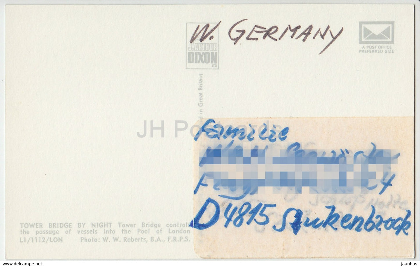 London - Tower Bridge by Night - United Kingdom - England - used