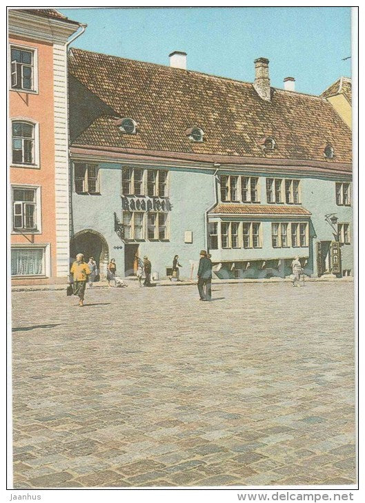 The Town Council`s Chemist`s - pharmacy - drugstore - Tallinn - 1986 - Estonia USSR - unused - JH Postcards