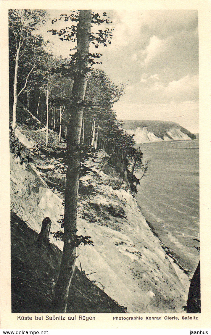 Kuste bei Sassnitz auf Rugen - old postcard - Germany - unused - JH Postcards