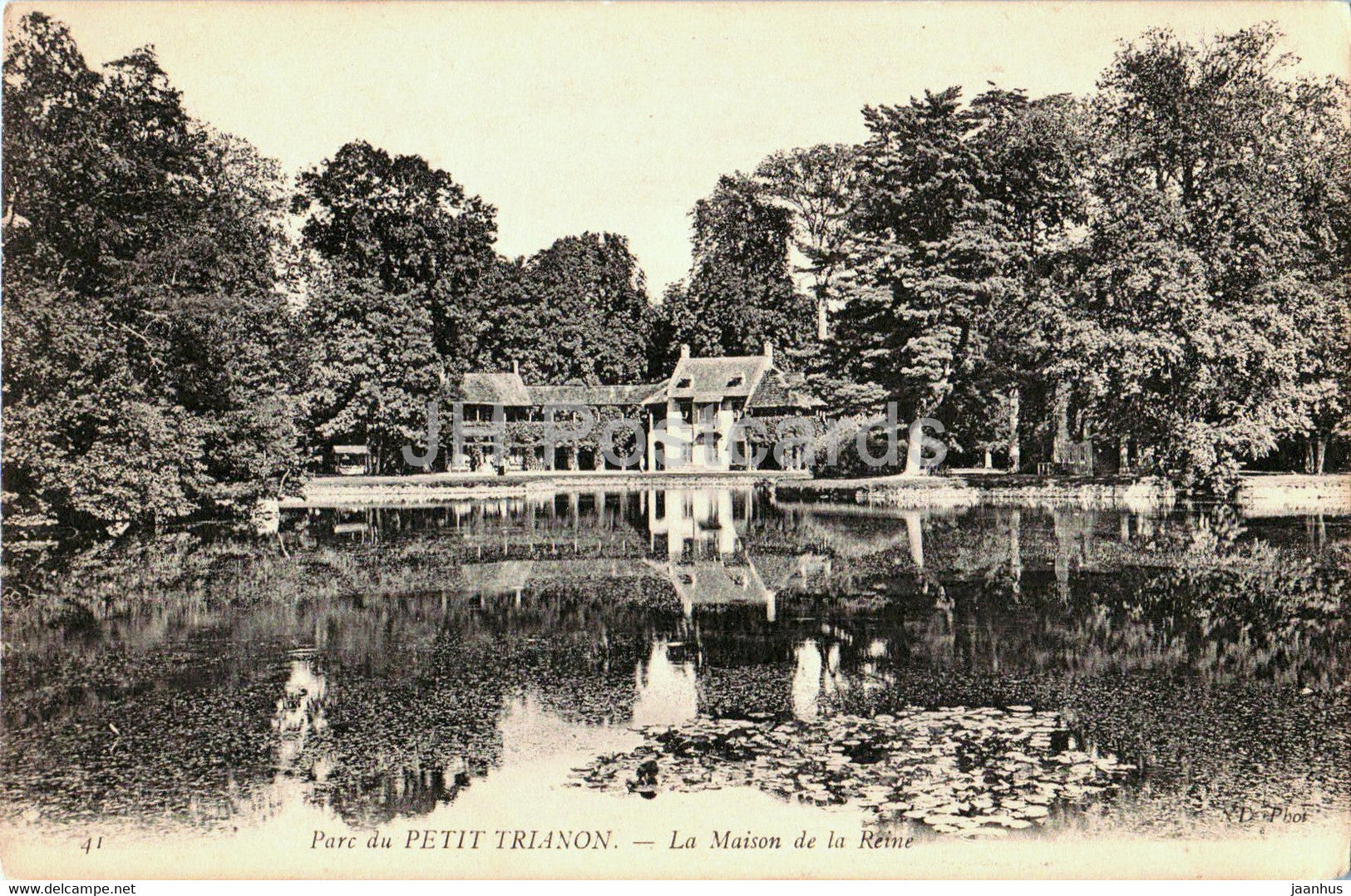 Parc du Petit Trianon - La Maison de la Reine - 41 - old postcard - France - unused - JH Postcards