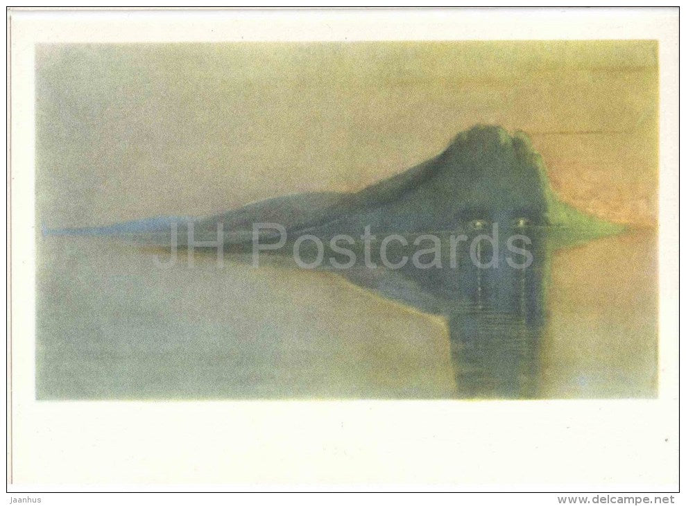 painting by M. Ciurlionis - Stillness - lithuanian art - unused - JH Postcards