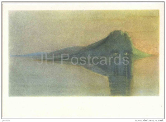 painting by M. Ciurlionis - Stillness - lithuanian art - unused - JH Postcards
