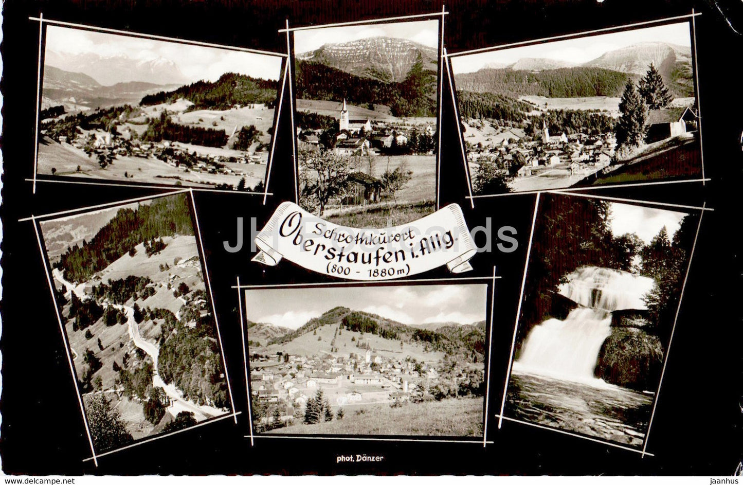 Schrothkurort Oberstaufen i Allg - old postcard - 1959 - Germany - used - JH Postcards