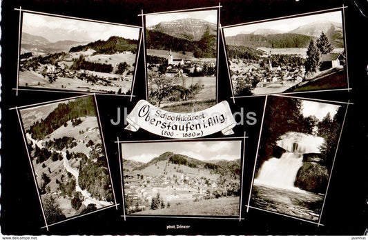 Schrothkurort Oberstaufen i Allg - old postcard - 1959 - Germany - used - JH Postcards