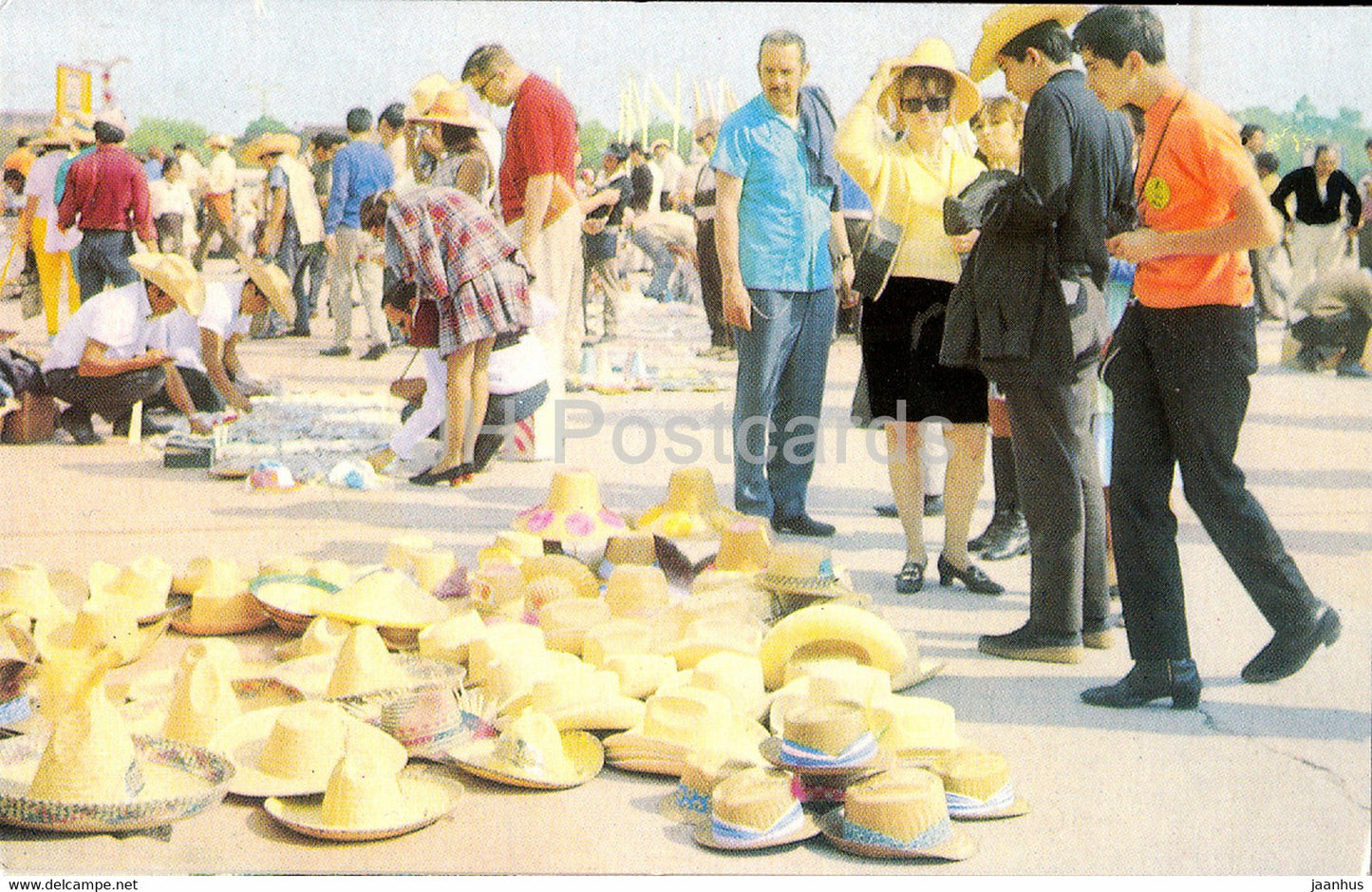 Olympic Games Mexico 1968 - Sale of souvenirs - 1970 - Mexico - unused - JH Postcards