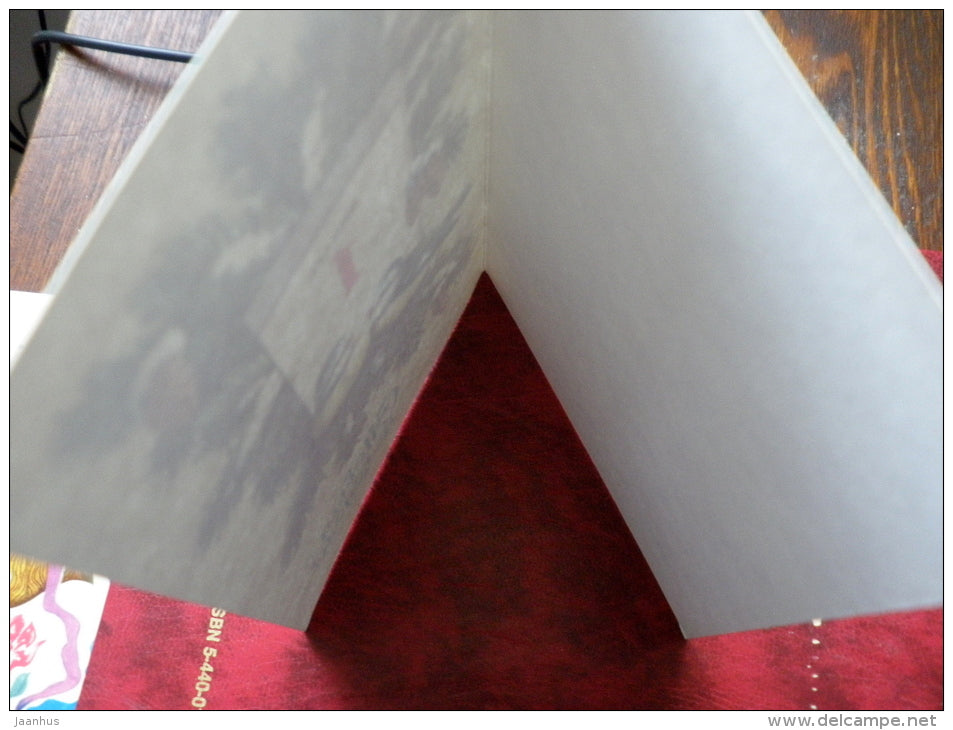 New Year greeting card - tits - birds - 1986 - Estonia - USSR - unused - JH Postcards