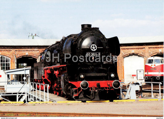 Historischer Lokschuppen Wittenberge - DWM - train - railway - locomotive - Germany - unused - JH Postcards