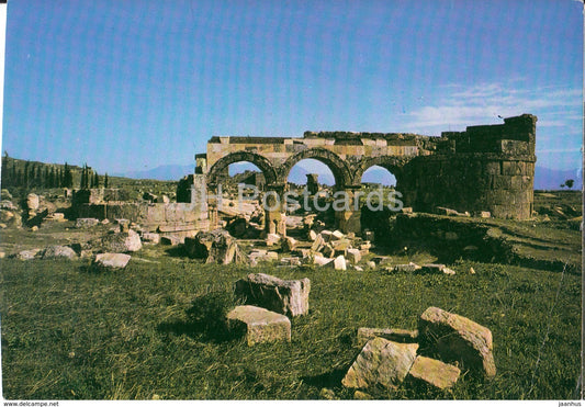 View from Hierapolis - ruins - archaeology - ancient world - 32 - Turkey - used - JH Postcards