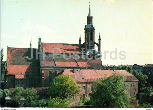 Kalisz - Gotycki kosciol SW Mikolaja - Gothic church of Saint Nicholas - Poland - unused - JH Postcards