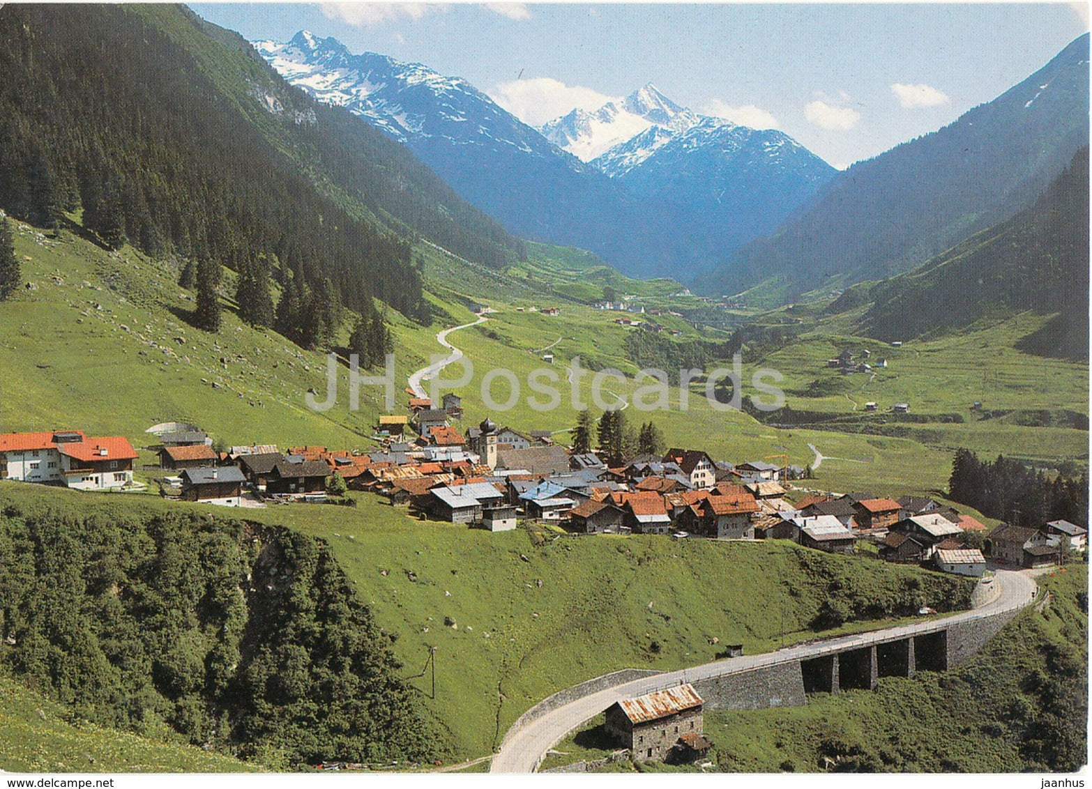 Curaglia - Val Medel - Platte - Piz Vallatscha - Switzerland - unused - JH Postcards