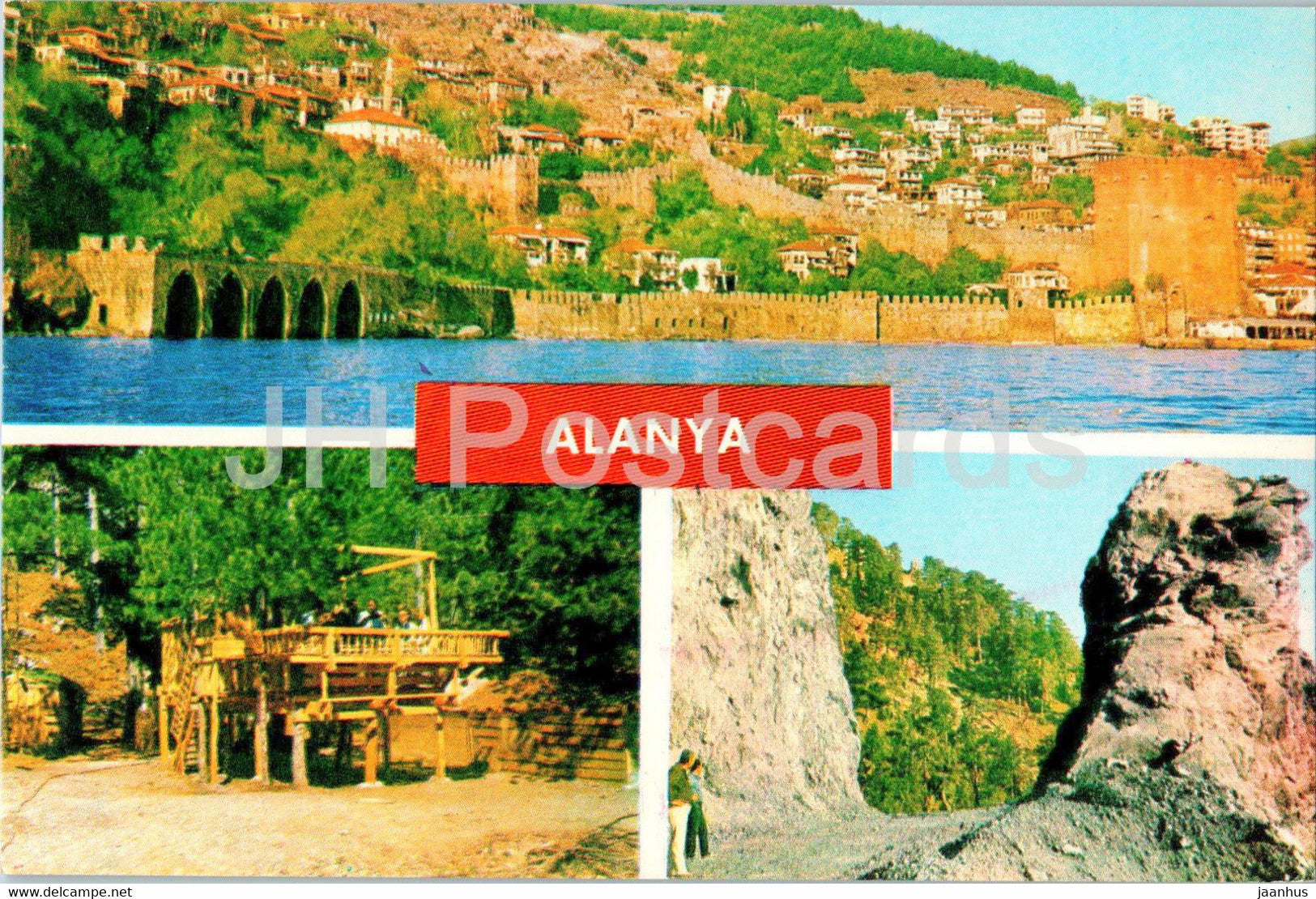Alanya - Some view from Alanya - multiview 1345 - Turkey - unused - JH Postcards