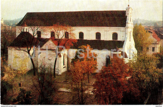 Vilnius - Franciscan Church - 1973 - Lithuania USSR - unused - JH Postcards