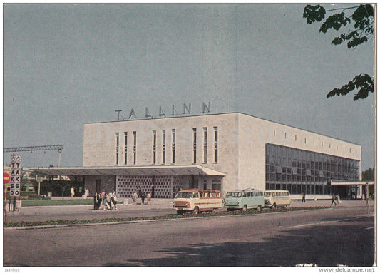 Tallinn Railway Station - Balti Jaam - postal stationery - 1969 - Estonia USSR - used - JH Postcards