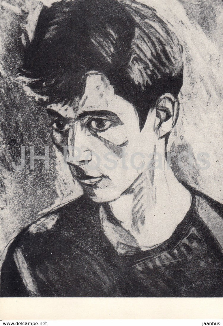 painting by Hroar Scheibler - Morten - Norwegian art - 1967 - Russia USSR - unused - JH Postcards