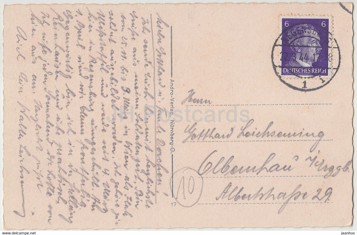 Kehlheim a d Befreiungshalle - old postcard - 1944 - Germany - used