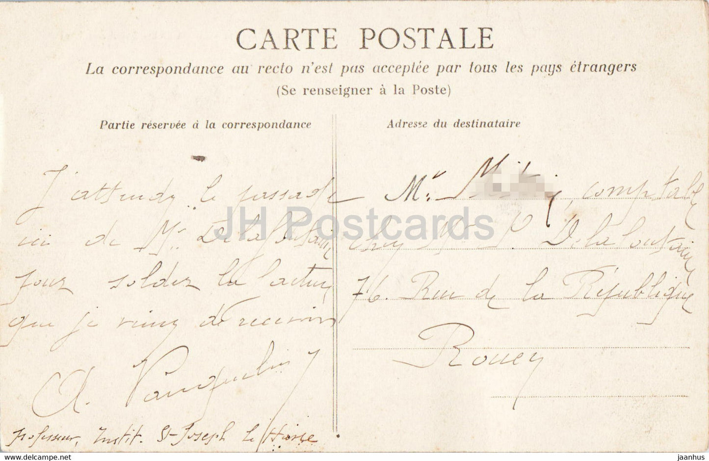 Le Havre - Soleil couchant - 35 - old postcard - France - used