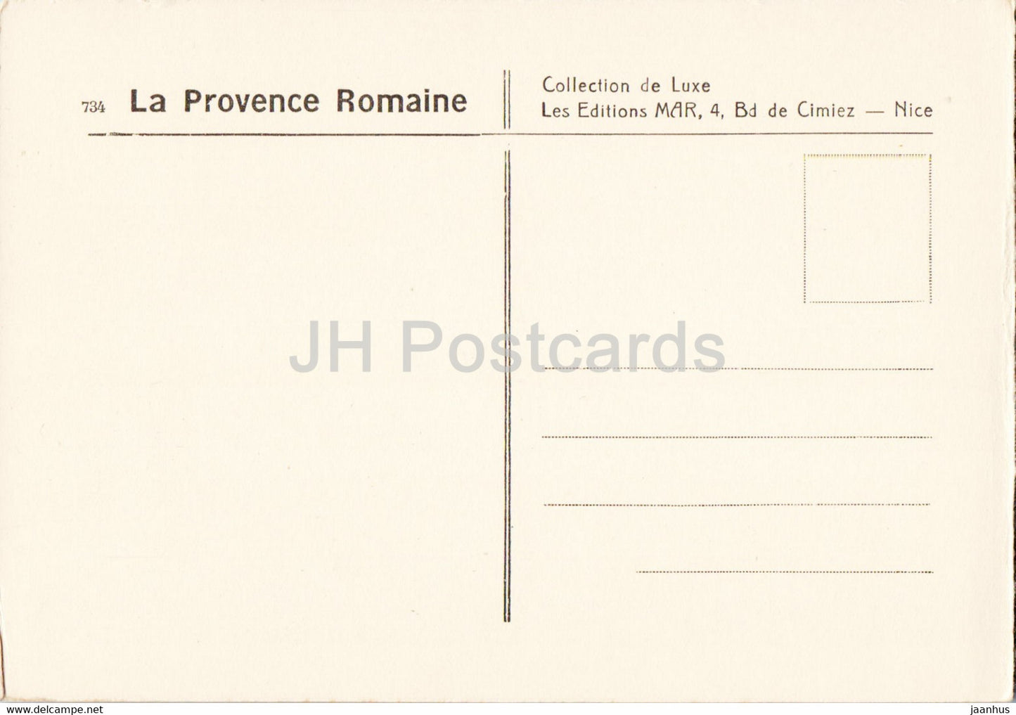 Le Moulin de Daudet - La Provence Romaine - Windmühle - alte Postkarte - Frankreich - unbenutzt
