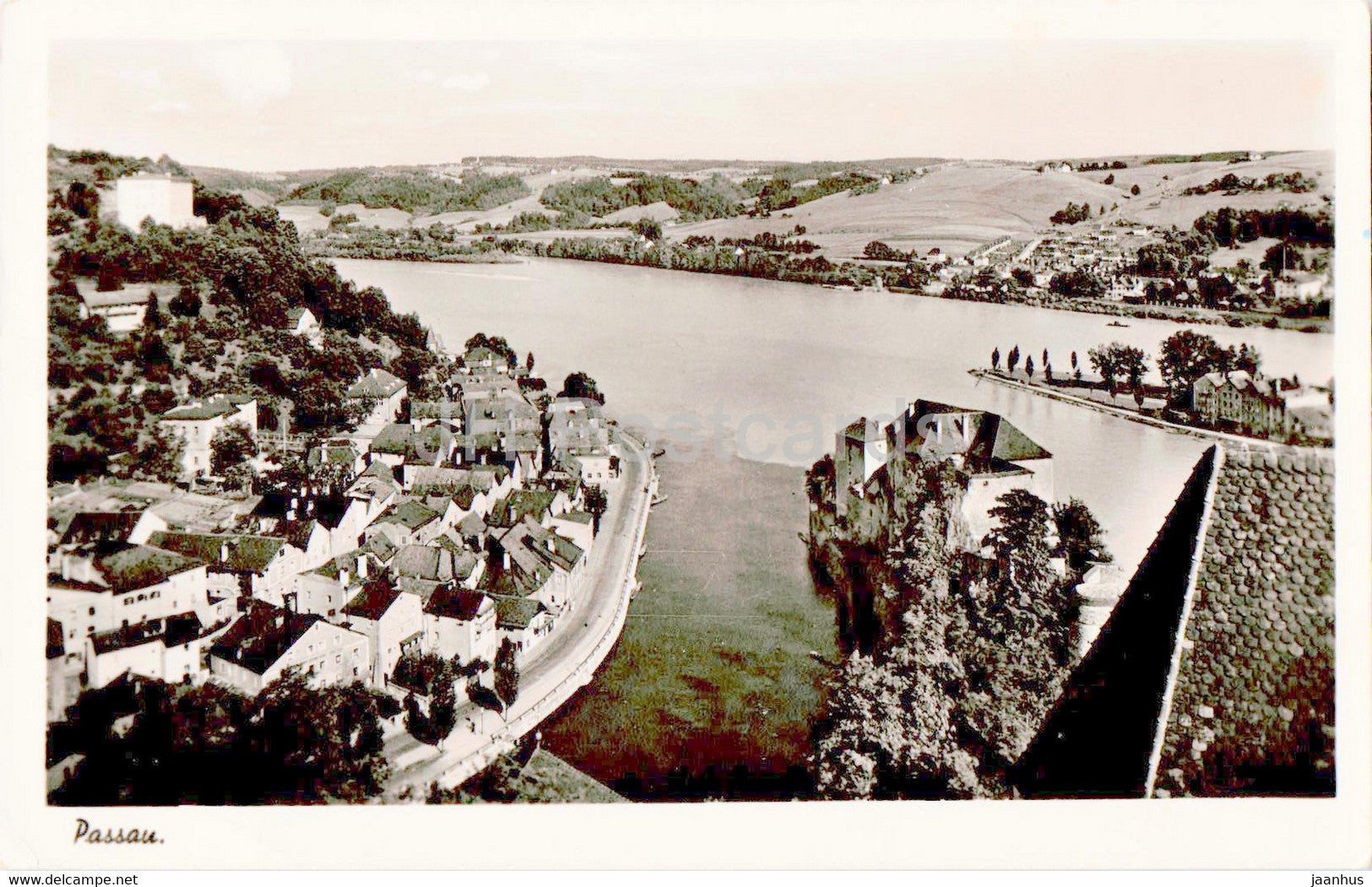 Passau - old postcard - 1952 - Germany - used - JH Postcards