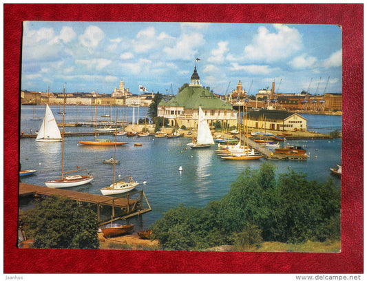 The South Harbour - Helsingfors - Helsinki - sailing boats - Finland - unused - JH Postcards