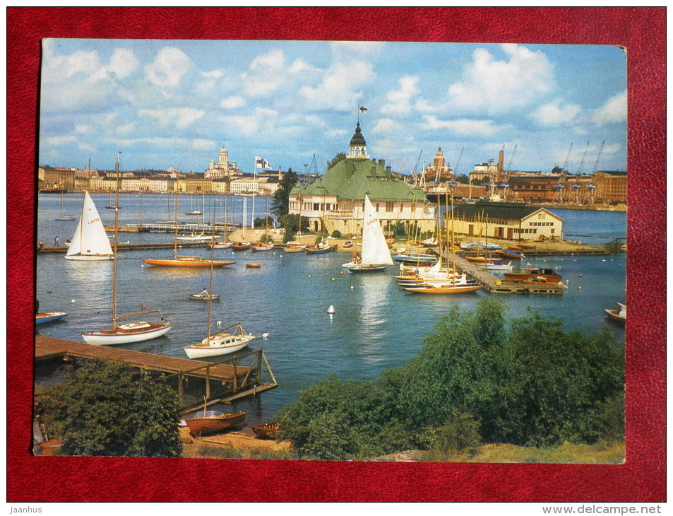 The South Harbour - Helsingfors - Helsinki - sailing boats - Finland - unused - JH Postcards