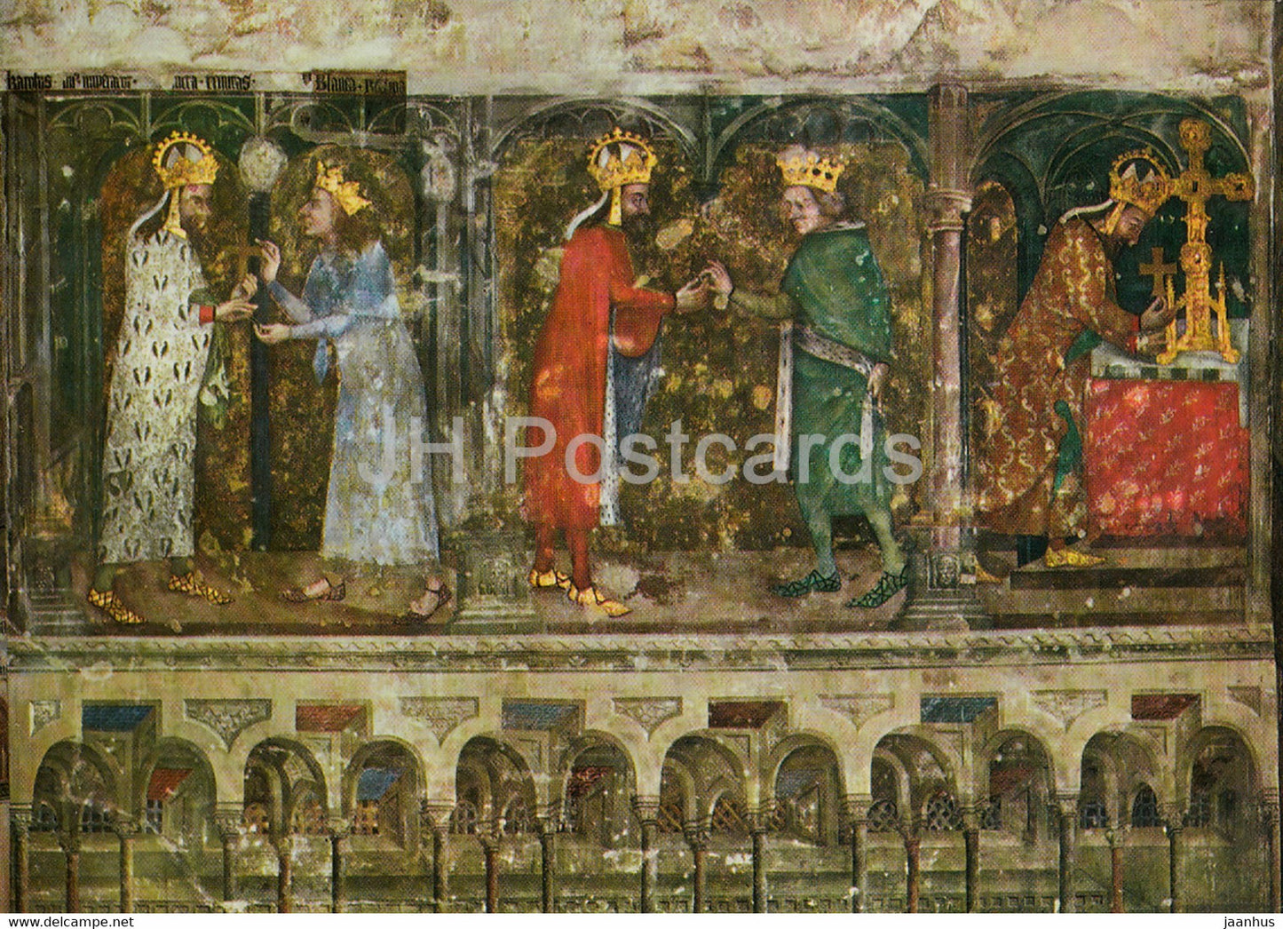 Karlstejn Castle - The Church of Our Lady - Master of the Genealogical Tree - Czechoslovakia - unused - JH Postcards