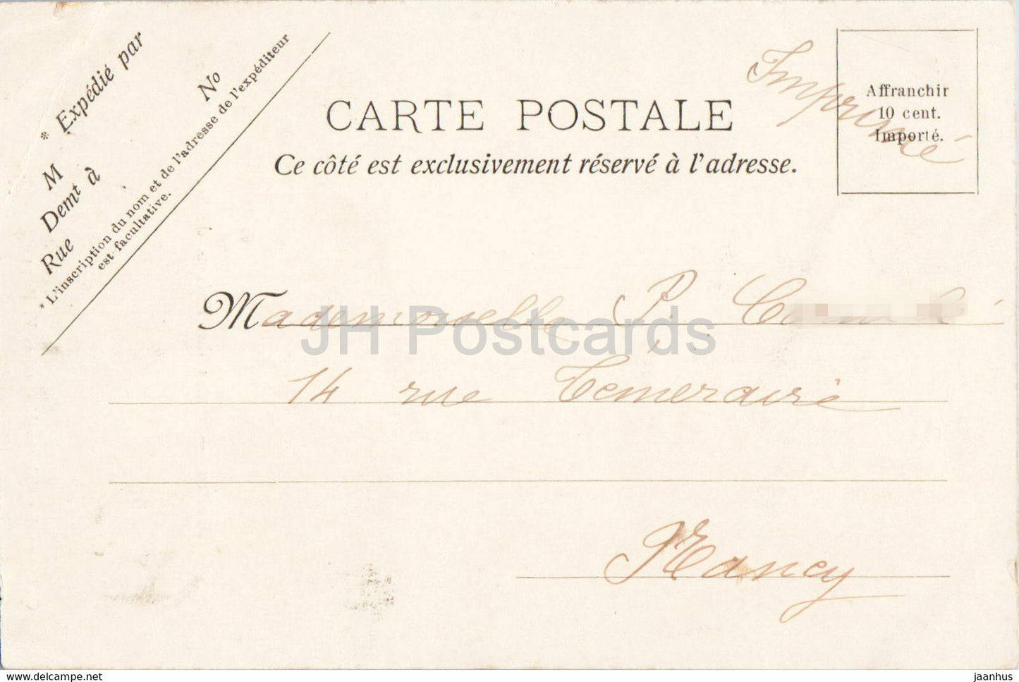 Melun - Statue des Enfants de Seine et Marne - monument - old postcard - France - used