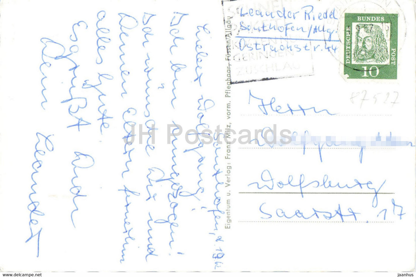 Rund um Sonthofen 742 m – 1962 – Deutschland – gebraucht