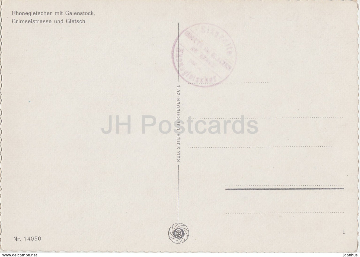 Rhonegletscher mit Galenstock - Grimselstrasse und Gletsch - 14050 - Switzerland - unused