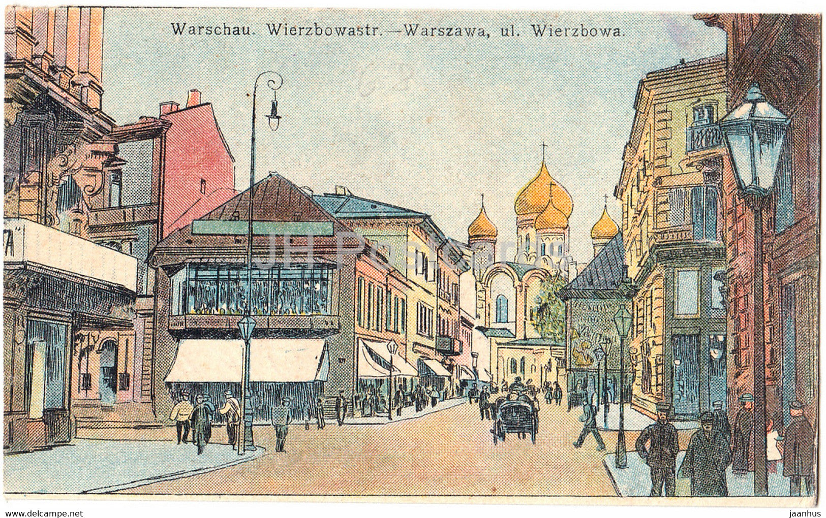 Warschau - Warszawa - Wierzbowastr - ul Wierzbowa - Feldpost - old postcard - 1915 - Poland - used - JH Postcards