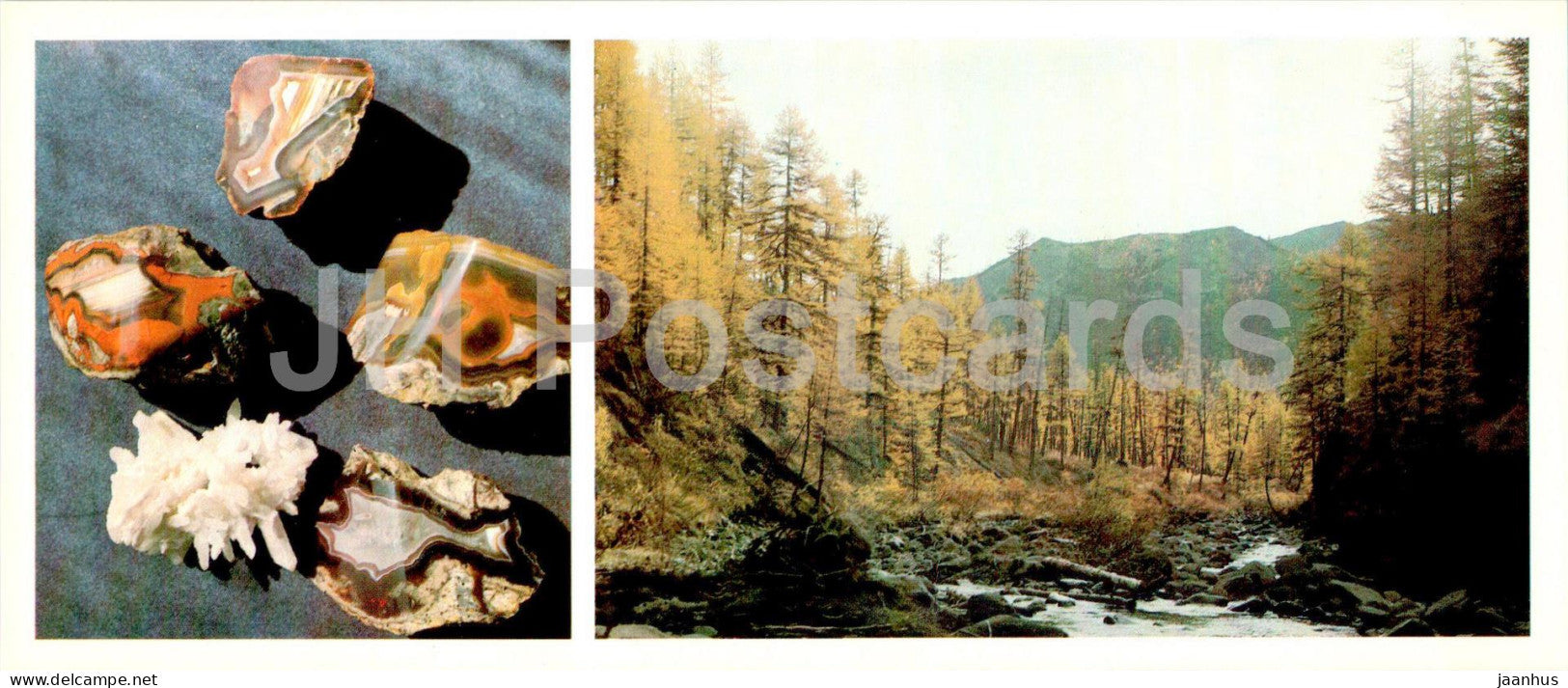 Magadan gems - In the Kolyma taiga - Magadan Region - 1986 - Russia USSR - unused - JH Postcards